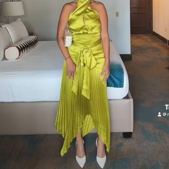 AMUR Dixon Halter Dress - Picture 4 of 4